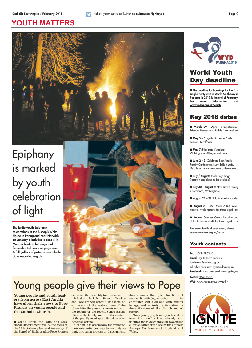 Feb 2018 edition of the Catholic East Anglia - Page 