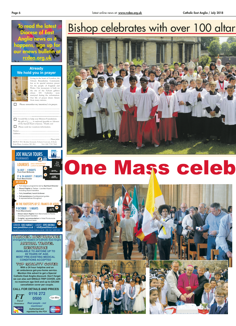 July 2018 edition of the Catholic East Anglia - Page 