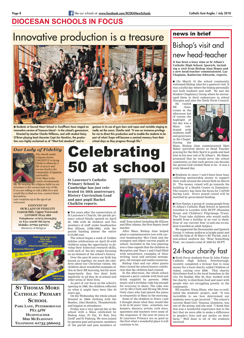 July 2018 edition of the Catholic East Anglia - Page 