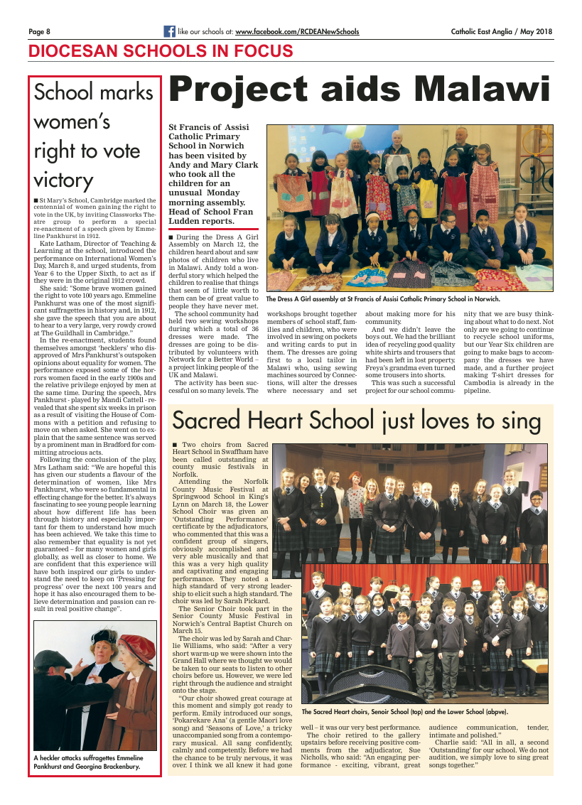 May 2018 edition of the Catholic East Anglia - Page 