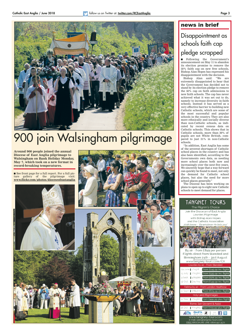 Jun 2018 edition of the Catholic East Anglia - Page 