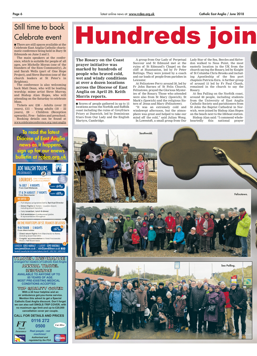 Jun 2018 edition of the Catholic East Anglia - Page 