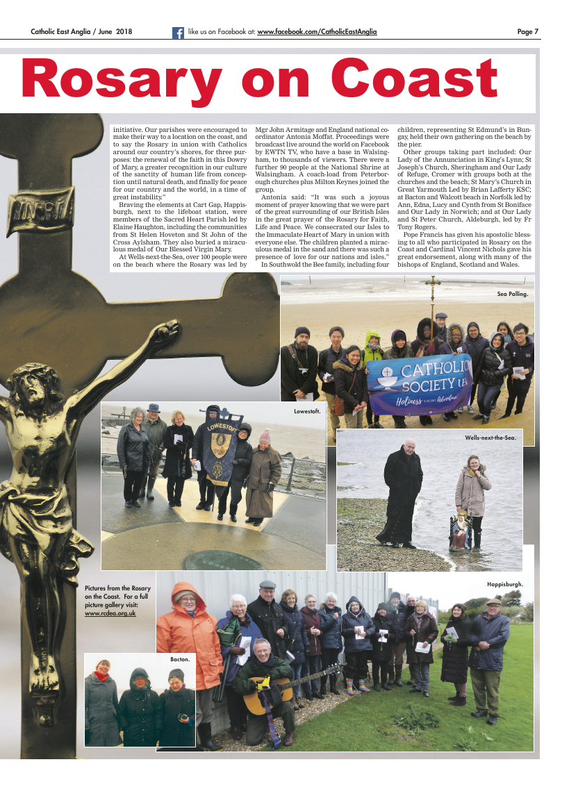 Jun 2018 edition of the Catholic East Anglia - Page 