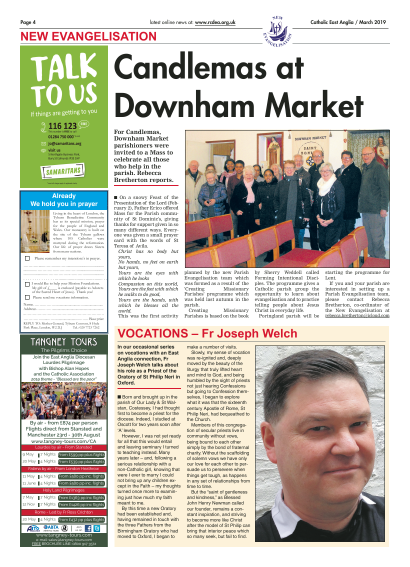 Mar 2019 edition of the Catholic East Anglia