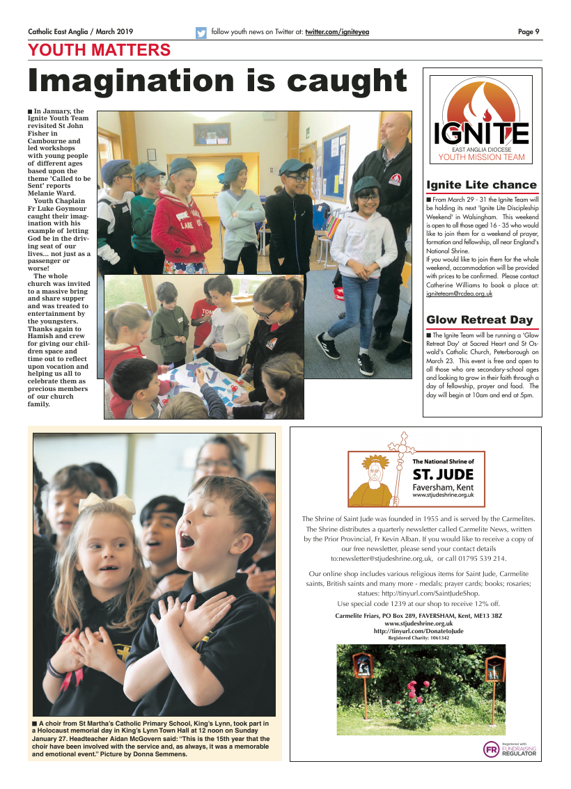 Mar 2019 edition of the Catholic East Anglia