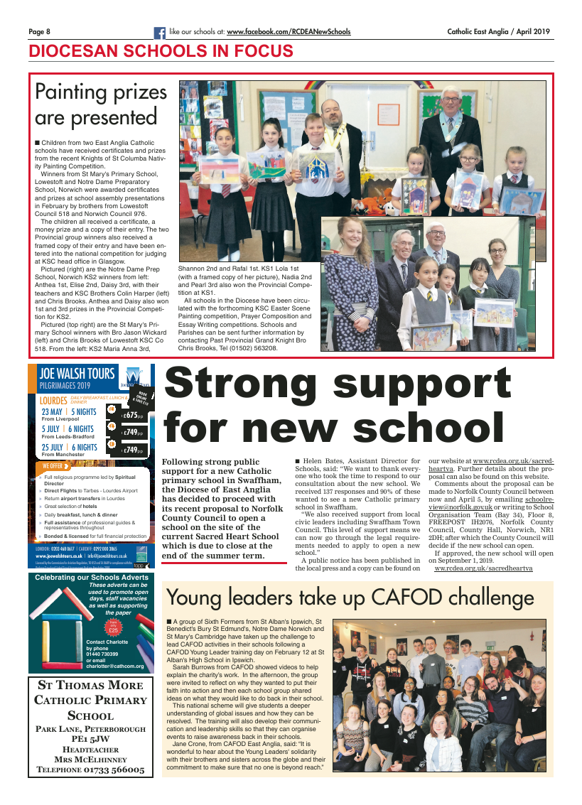 Apr 2019 edition of the Catholic East Anglia - Page 