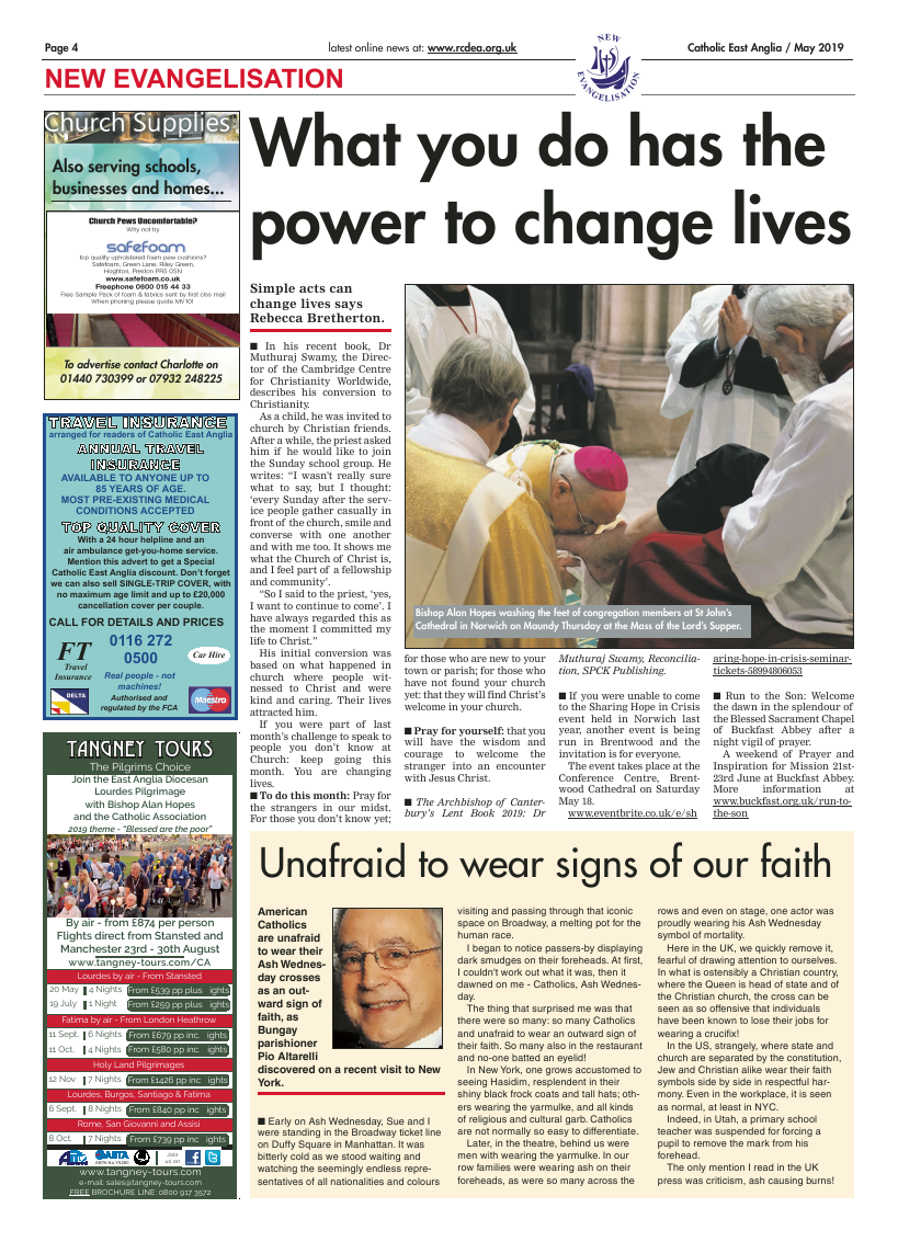 May 2019 edition of the Catholic East Anglia - Page 