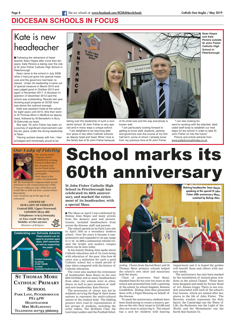 May 2019 edition of the Catholic East Anglia - Page 