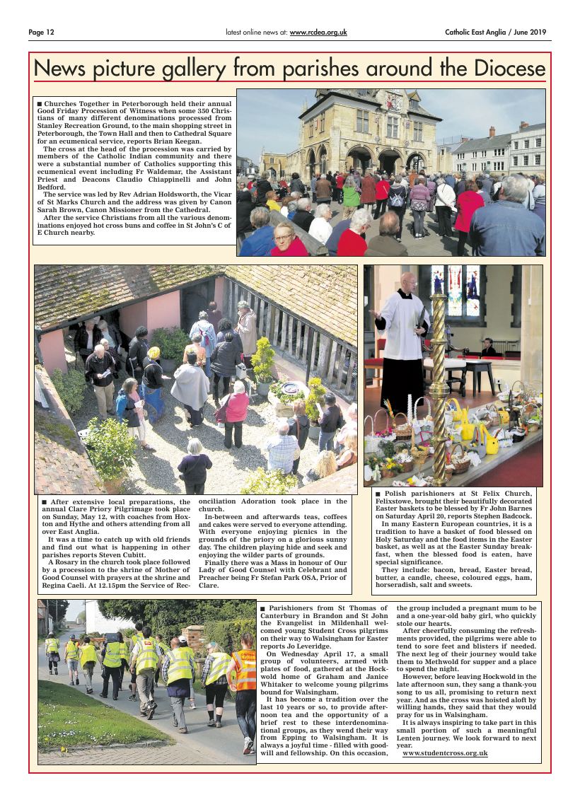 Jun 2019 edition of the Catholic East Anglia