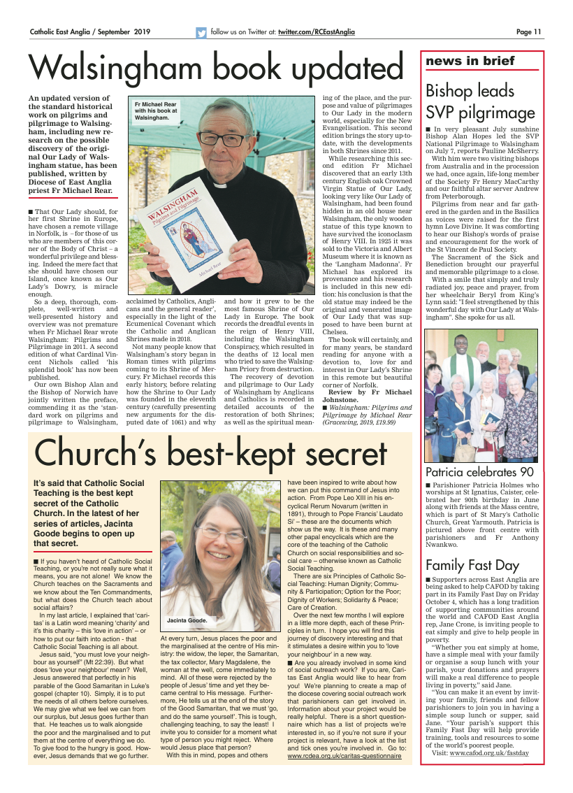 Sept 2019 edition of the Catholic East Anglia - Page 