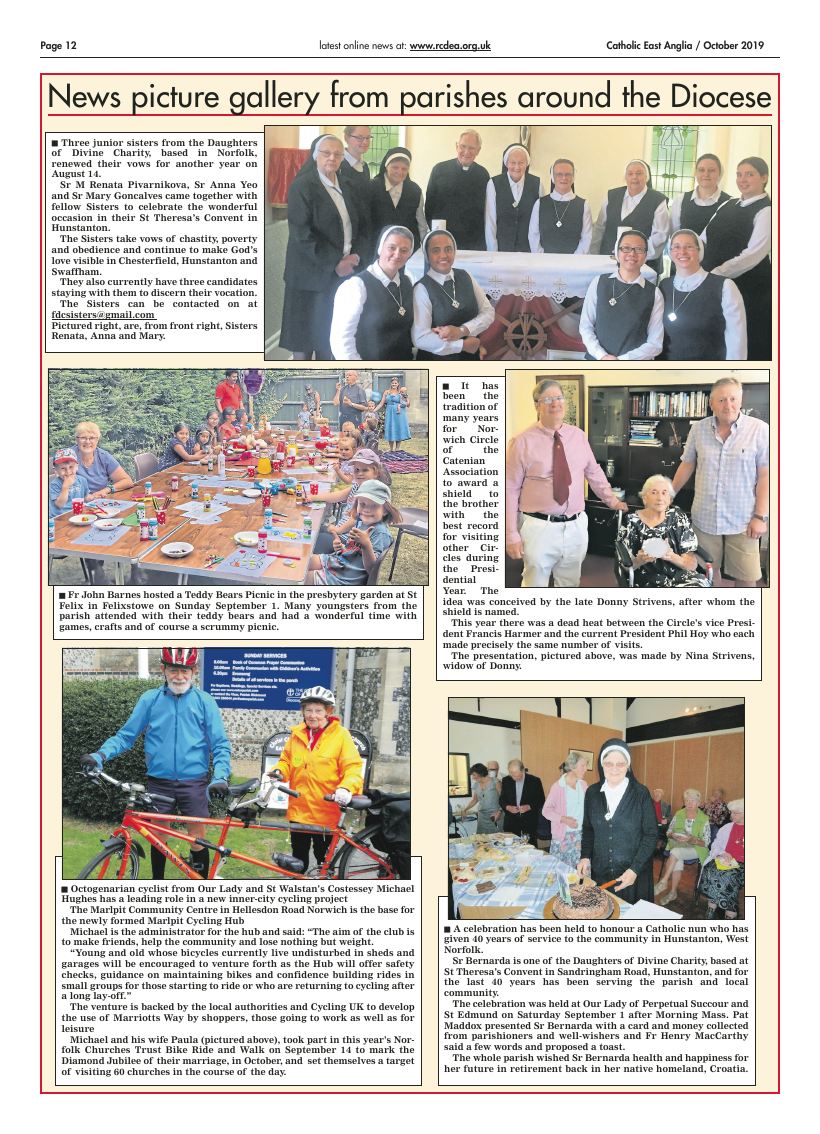 Oct 2019 edition of the Catholic East Anglia - Page 