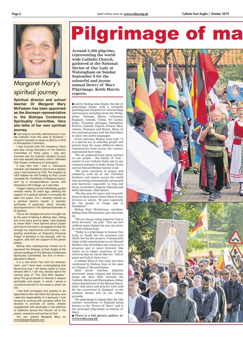 Oct 2019 edition of the Catholic East Anglia - Page 