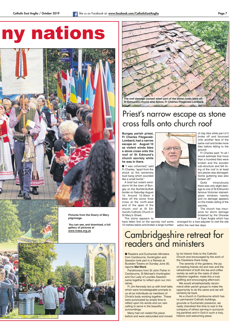 Oct 2019 edition of the Catholic East Anglia - Page 