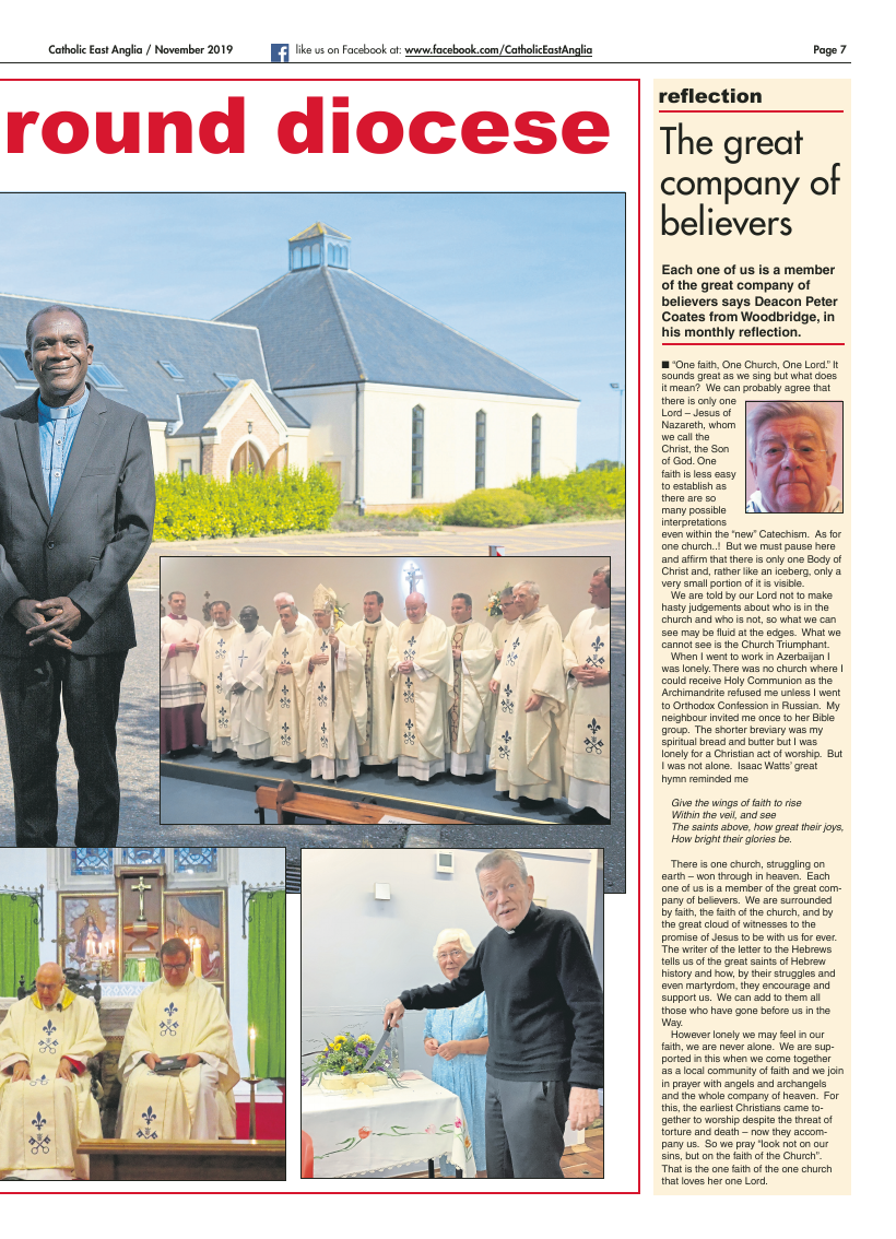 Nov 2019 edition of the Catholic East Anglia - Page 