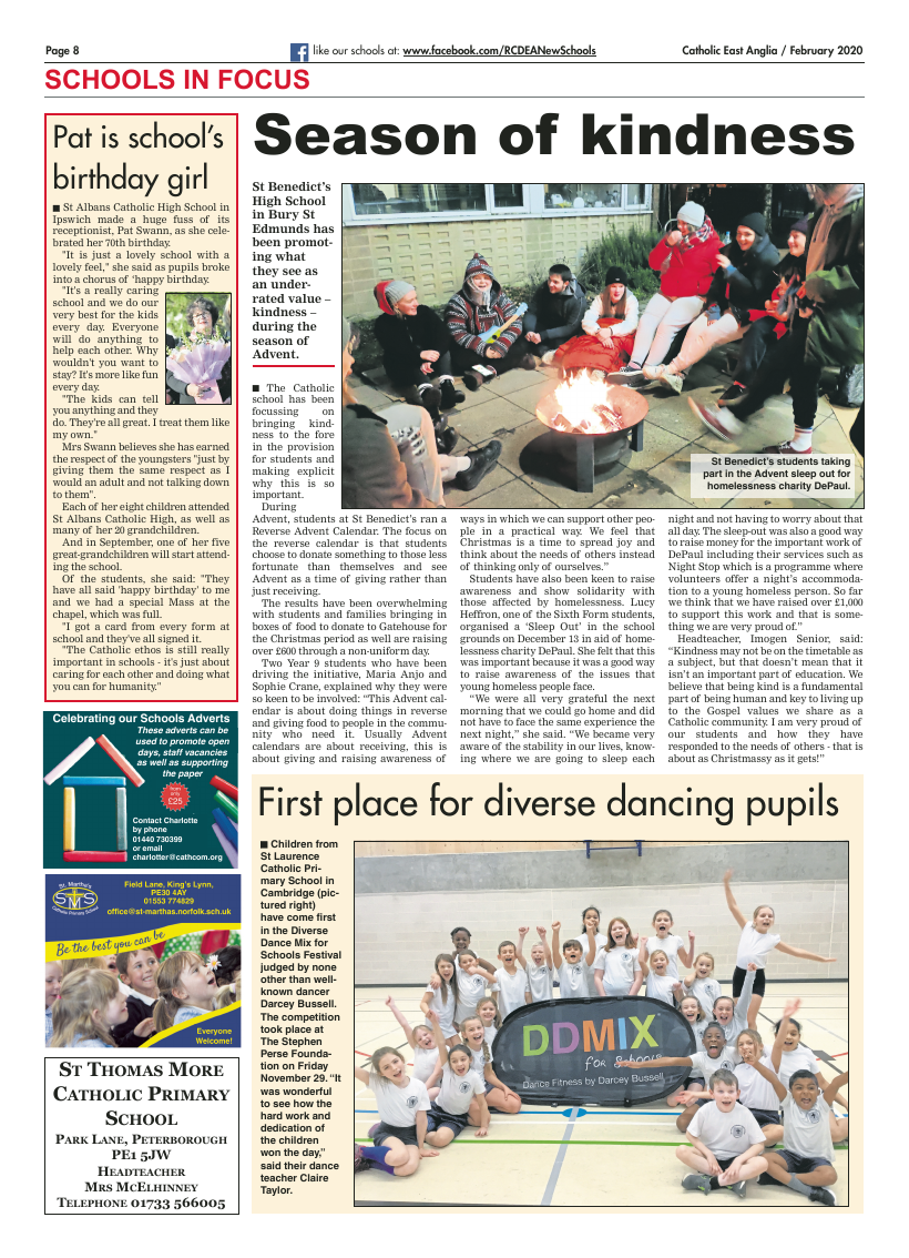 Feb 2020 edition of the Catholic East Anglia