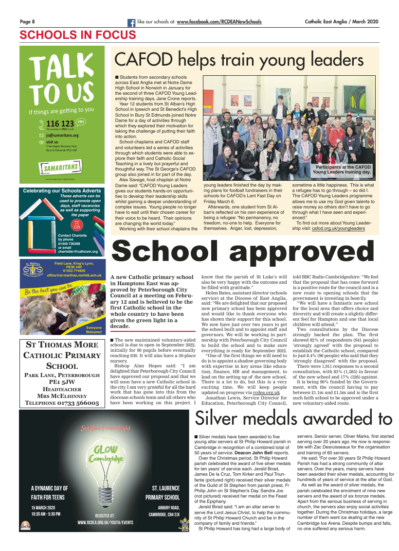 Mar 2020 edition of the Catholic East Anglia