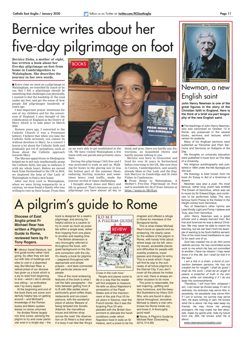 Jan 2020 edition of the Catholic East Anglia