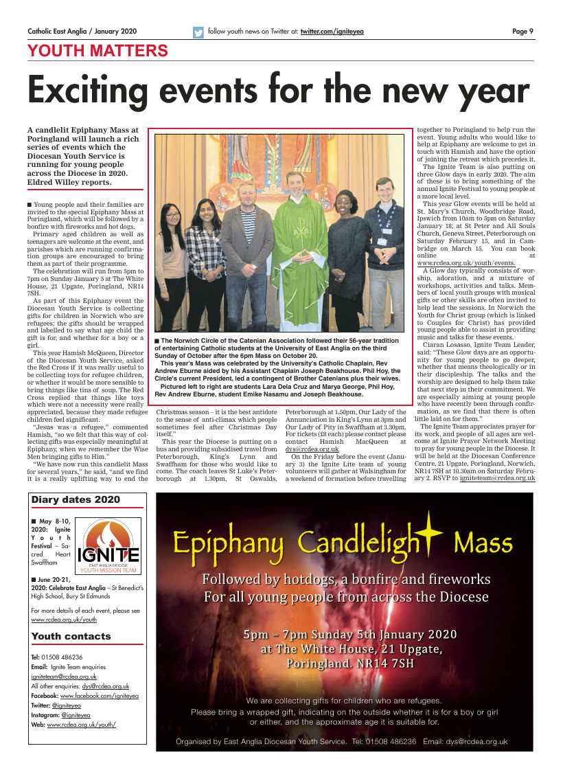 Jan 2020 edition of the Catholic East Anglia