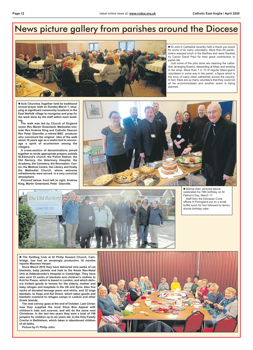 Apr 2020 edition of the Catholic East Anglia