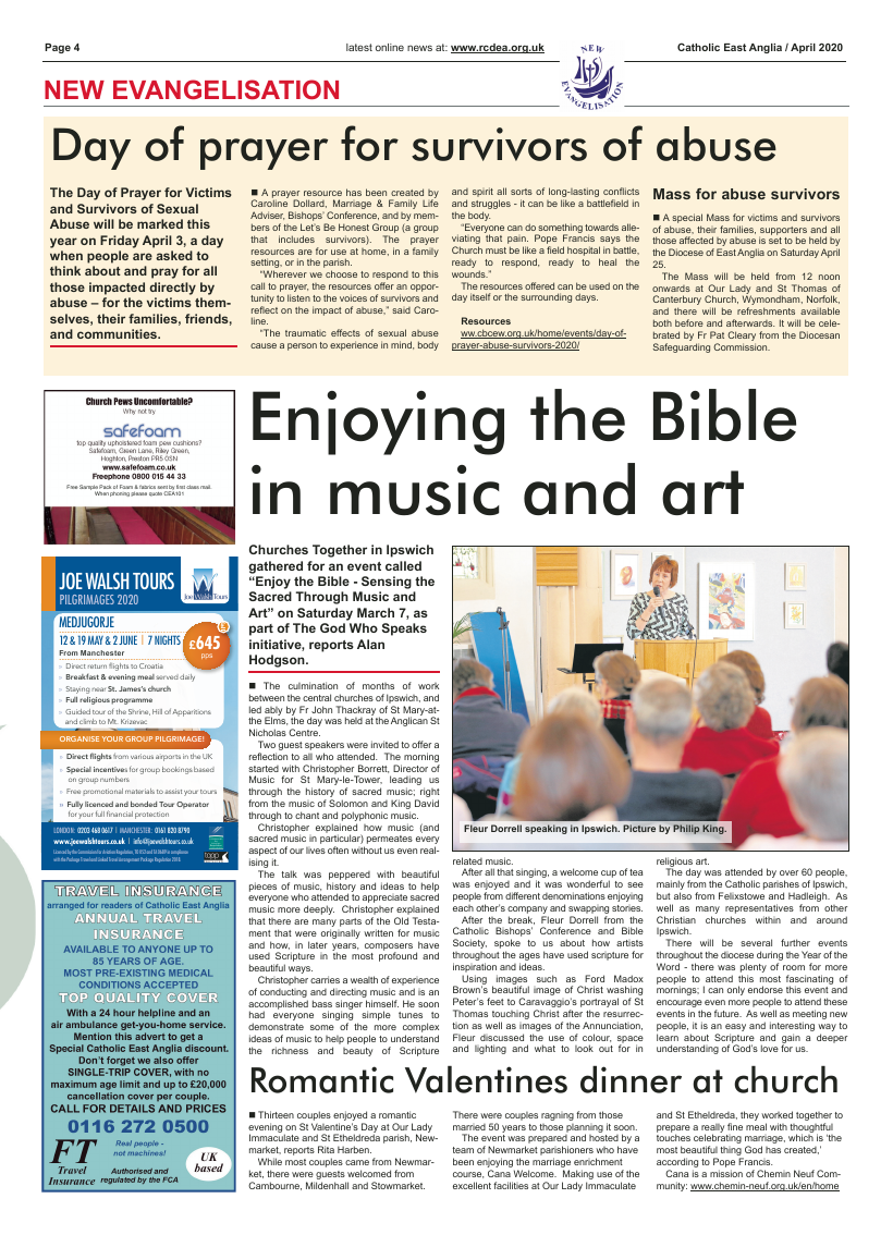 Apr 2020 edition of the Catholic East Anglia