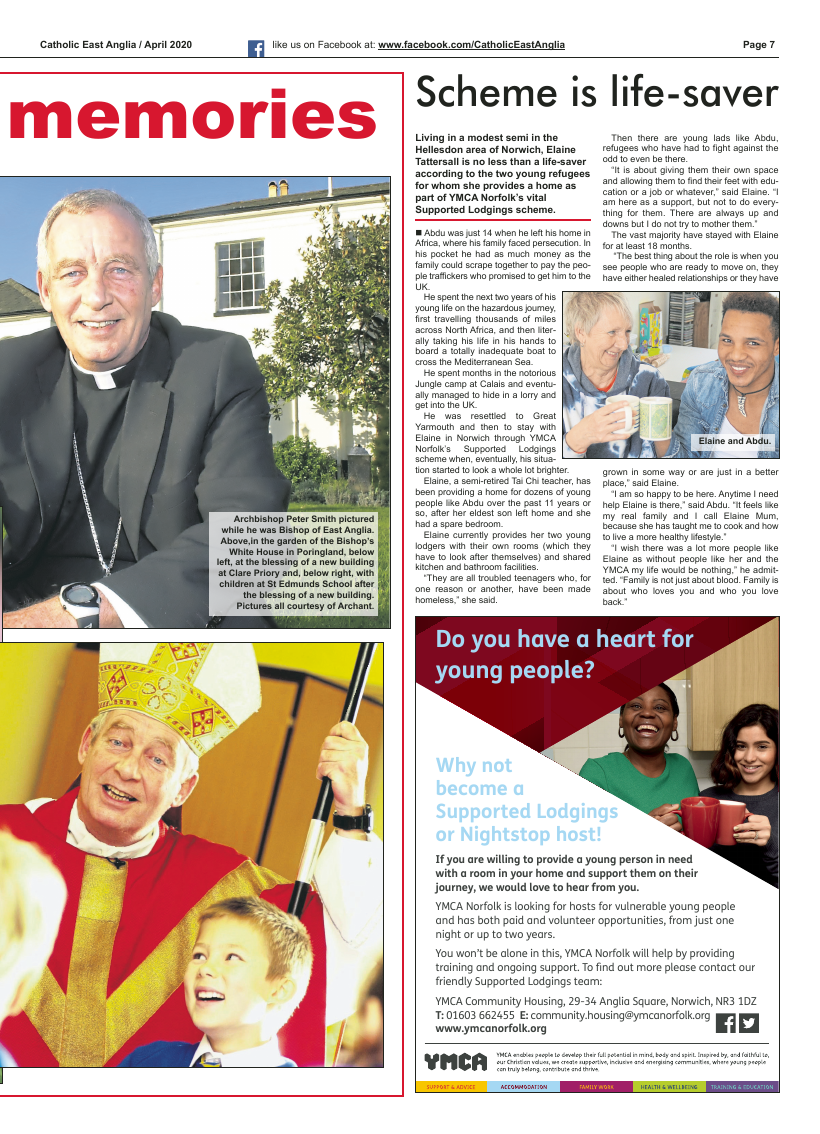 Apr 2020 edition of the Catholic East Anglia