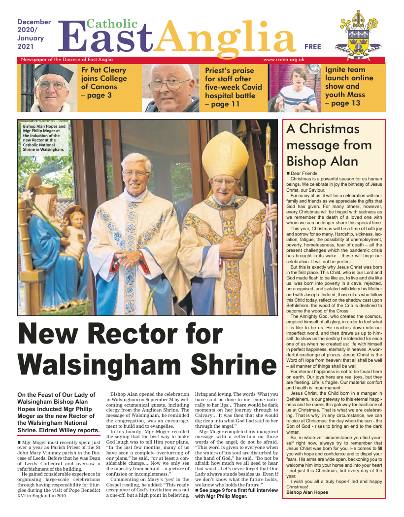 Dec 2020 edition of the Catholic East Anglia