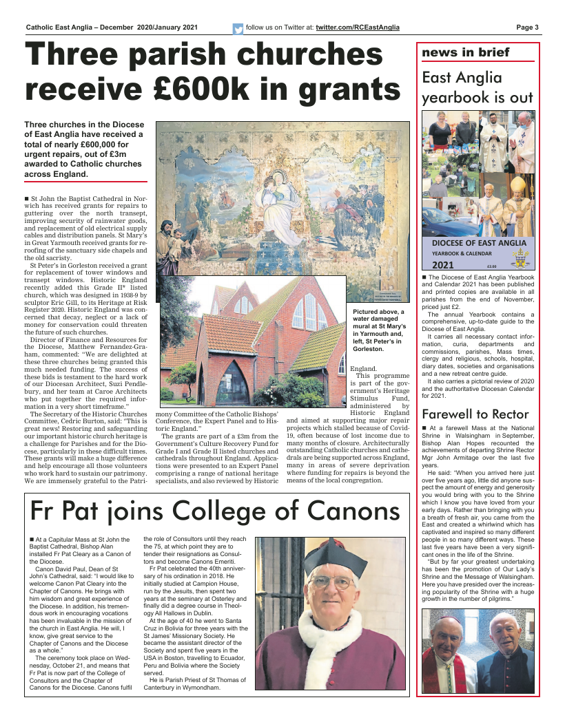 Dec 2020 edition of the Catholic East Anglia