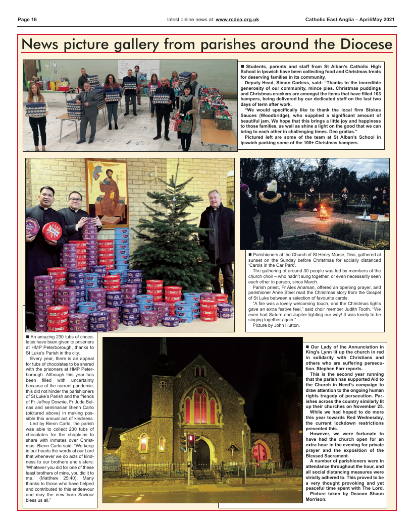 Apr 2021 edition of the Catholic East Anglia