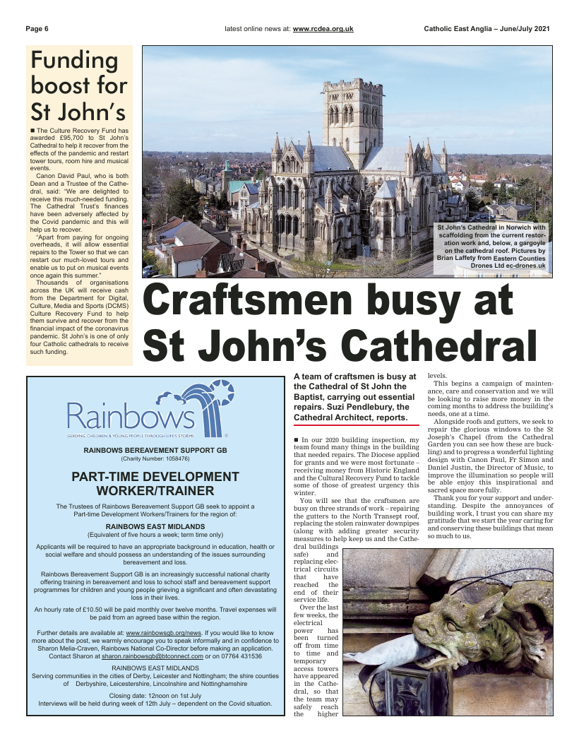 Jun 2021 edition of the Catholic East Anglia