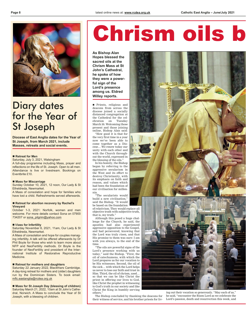 Jun 2021 edition of the Catholic East Anglia