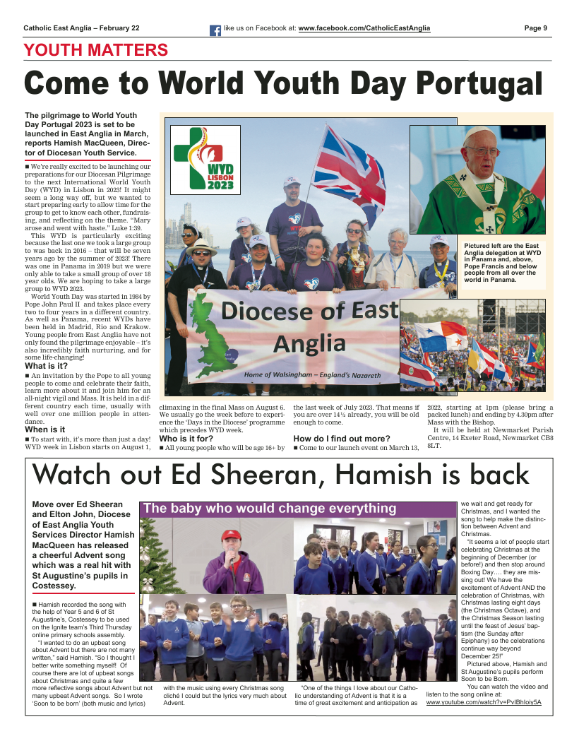 Feb 2022 edition of the Catholic East Anglia