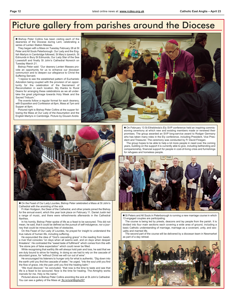 Apr 2023 edition of the Catholic East Anglia