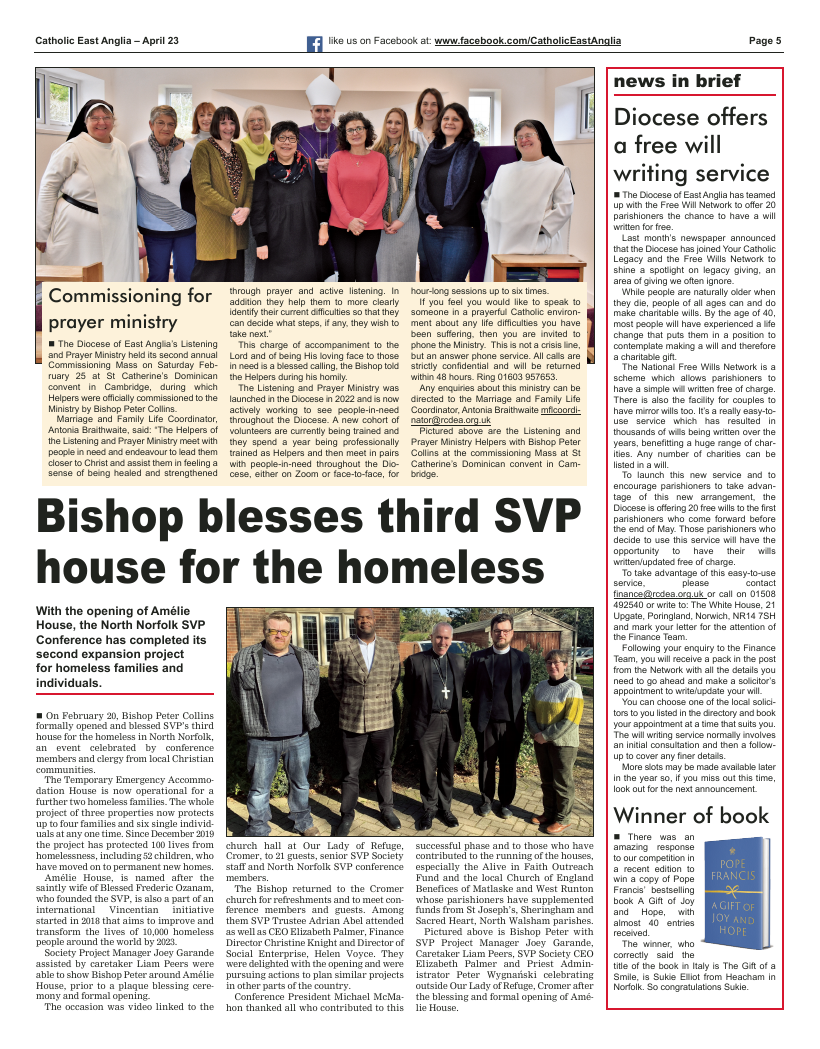 Apr 2023 edition of the Catholic East Anglia