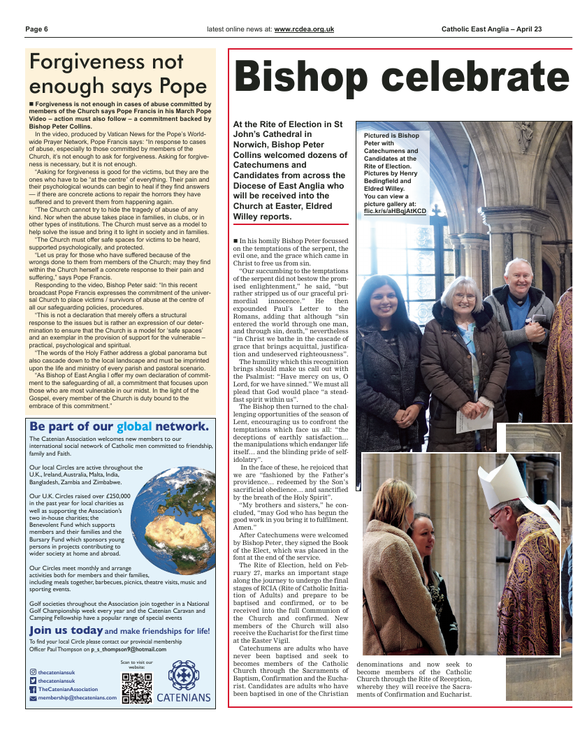 Apr 2023 edition of the Catholic East Anglia