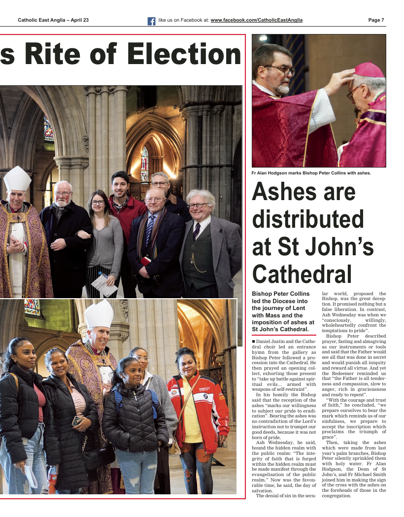 Apr 2023 edition of the Catholic East Anglia