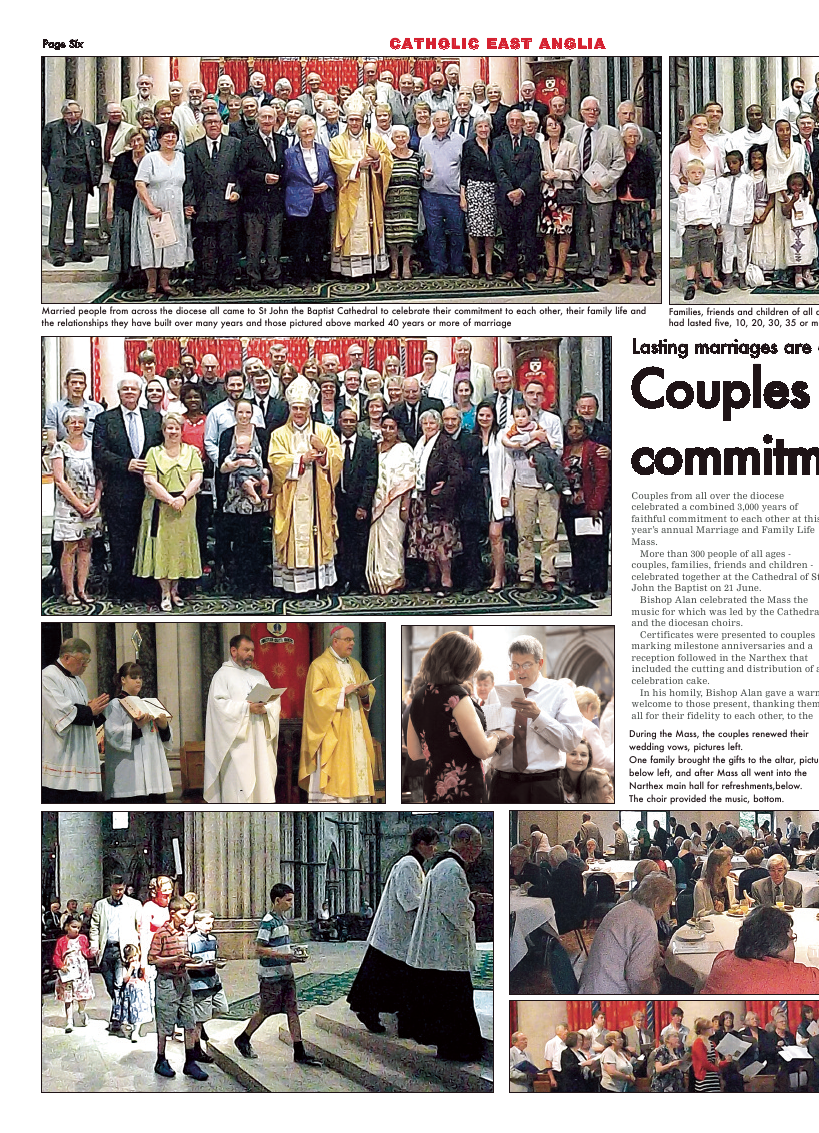 Sept 2014 edition of the Catholic East Anglia