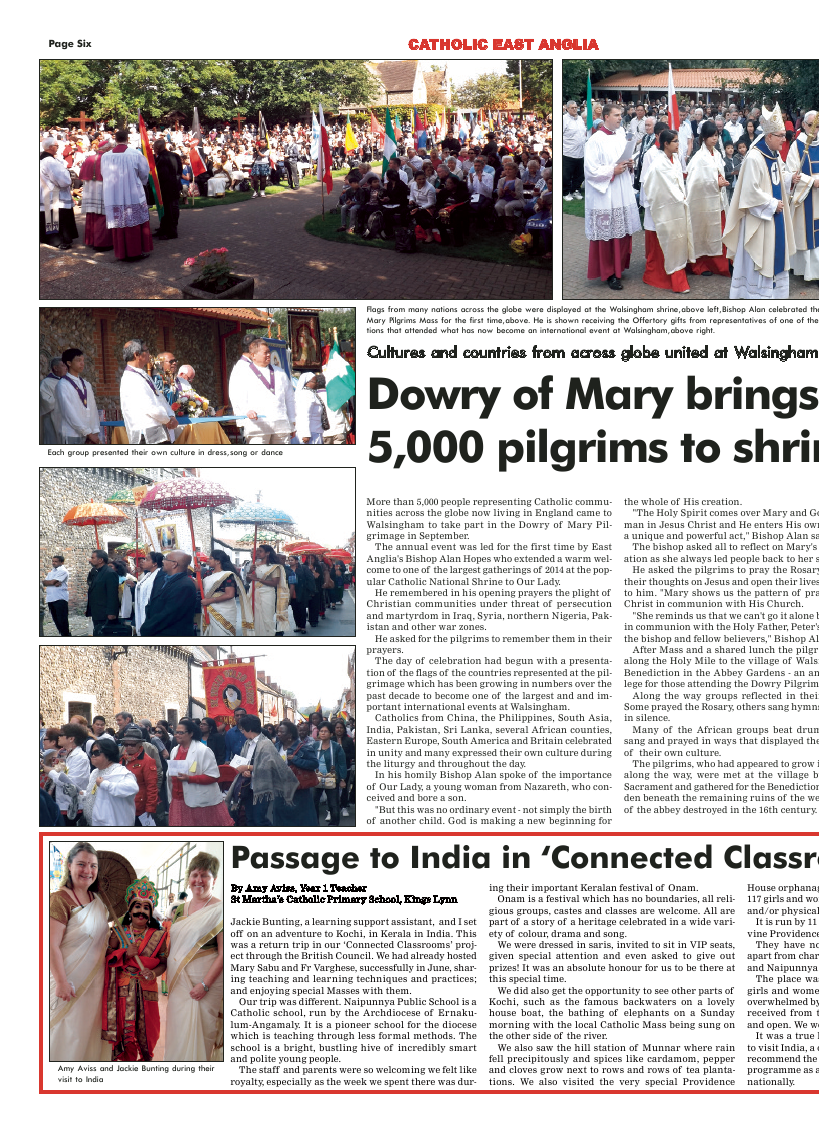 Nov 2014 edition of the Catholic East Anglia