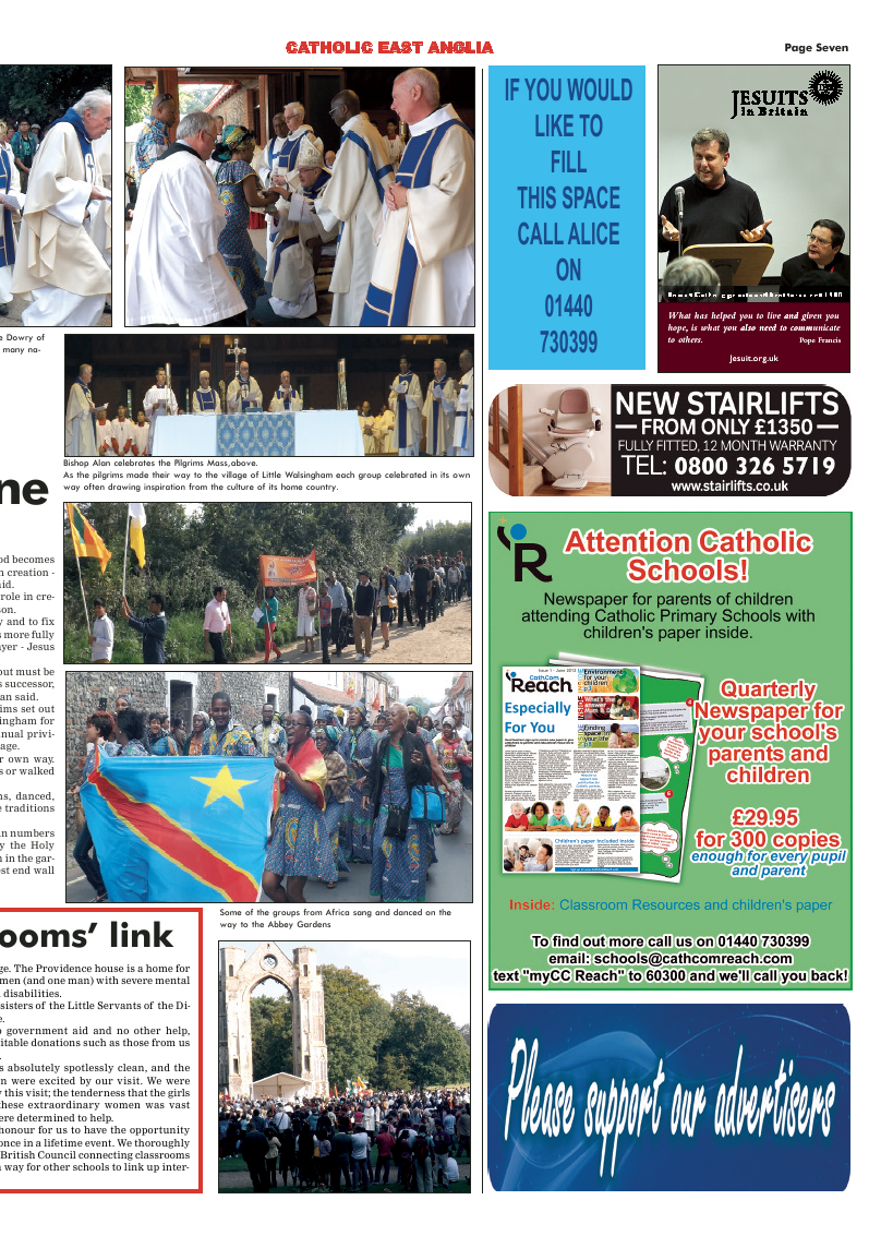 Nov 2014 edition of the Catholic East Anglia