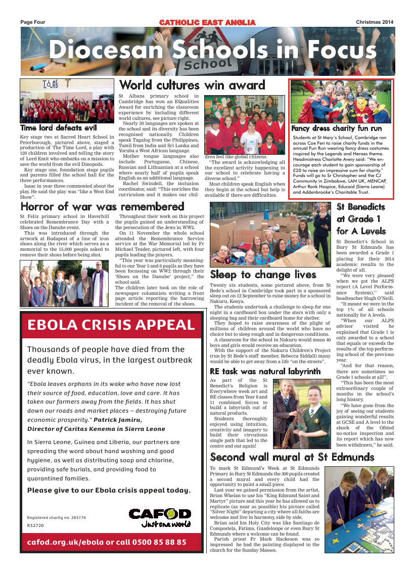 Jan 2015 edition of the Catholic East Anglia