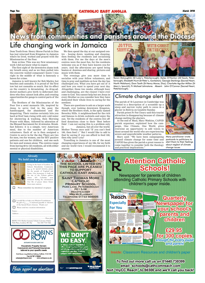 Mar 2015 edition of the Catholic East Anglia