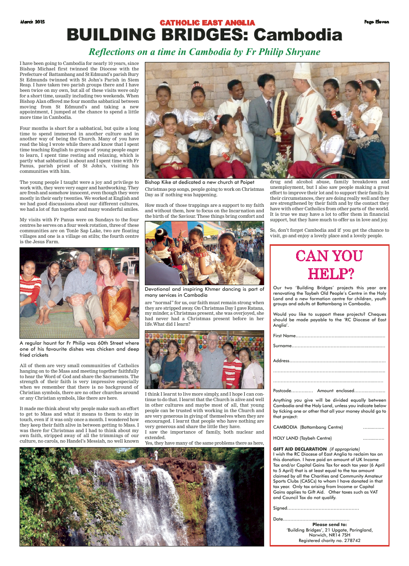 Mar 2015 edition of the Catholic East Anglia