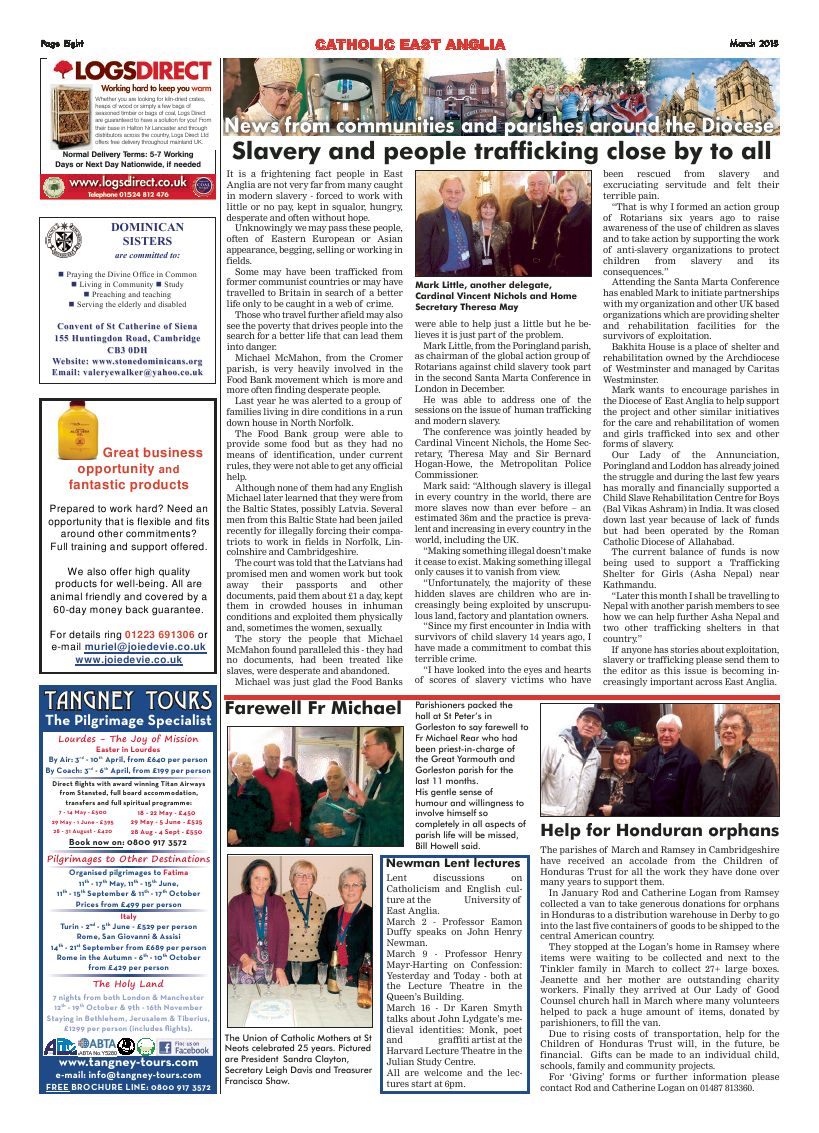 Mar 2015 edition of the Catholic East Anglia