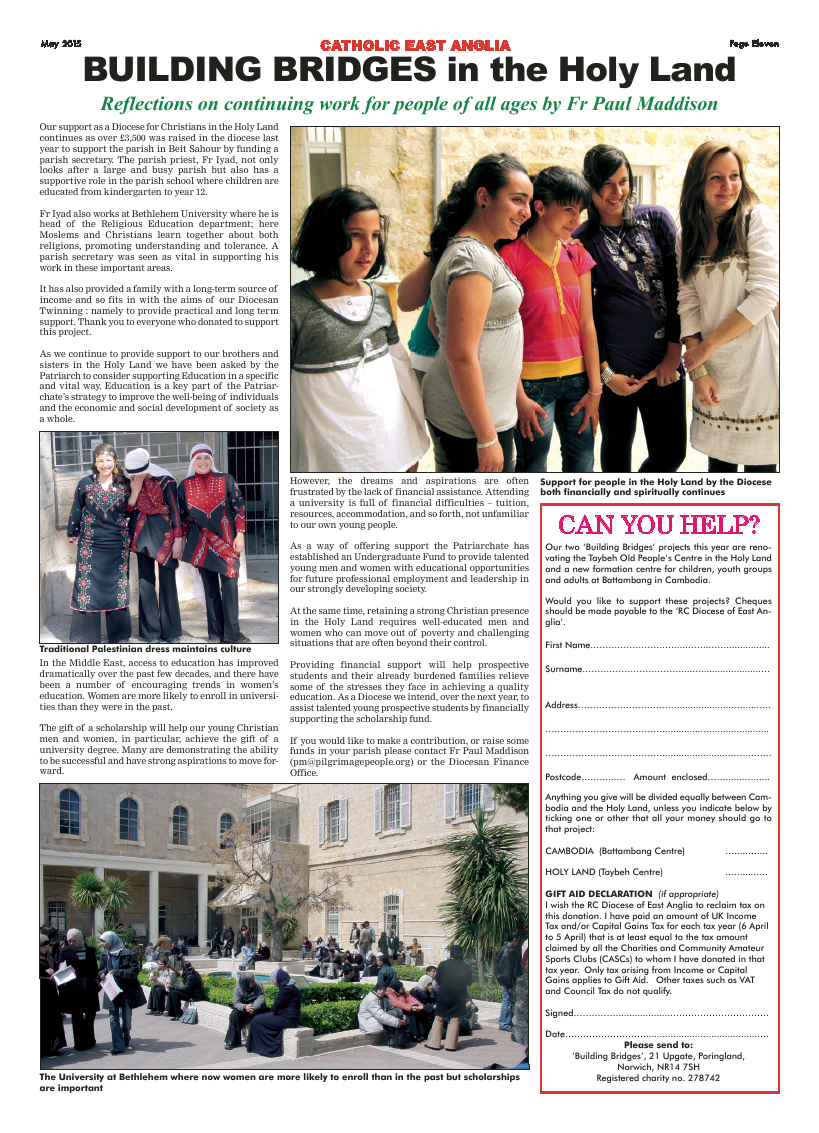 May 2015 edition of the Catholic East Anglia