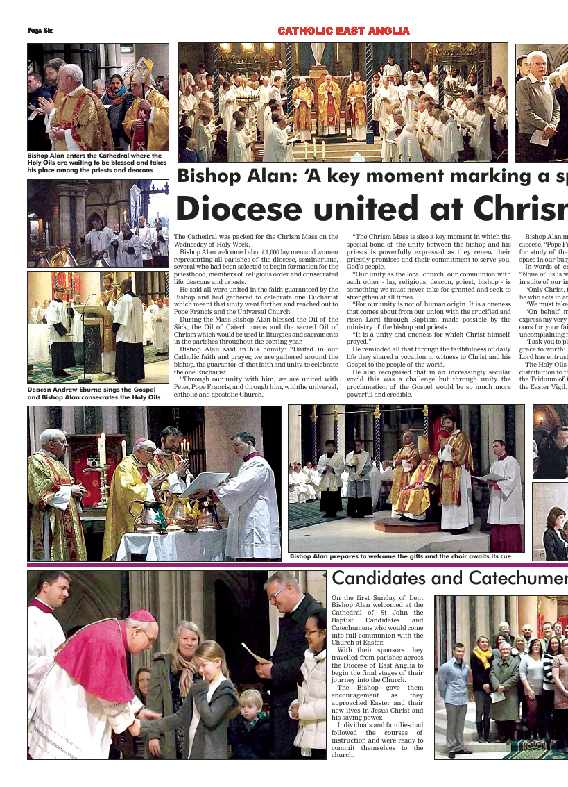 May 2015 edition of the Catholic East Anglia