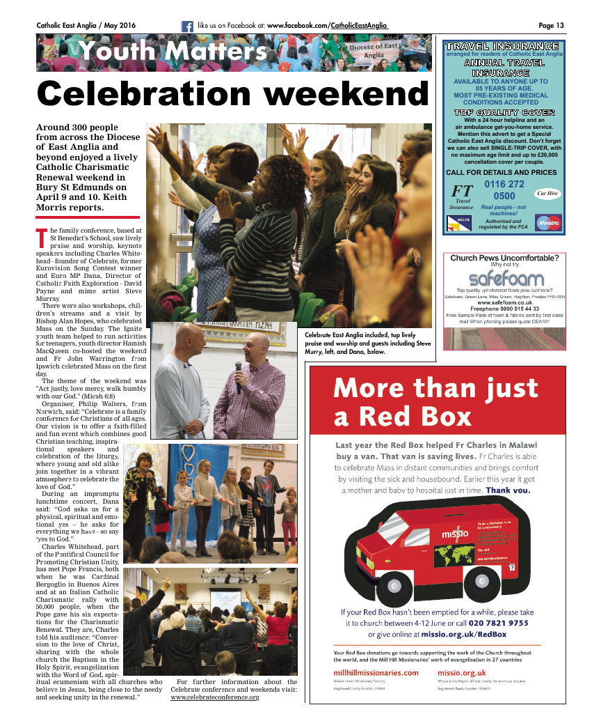 May 2016 edition of the Catholic East Anglia - Page 