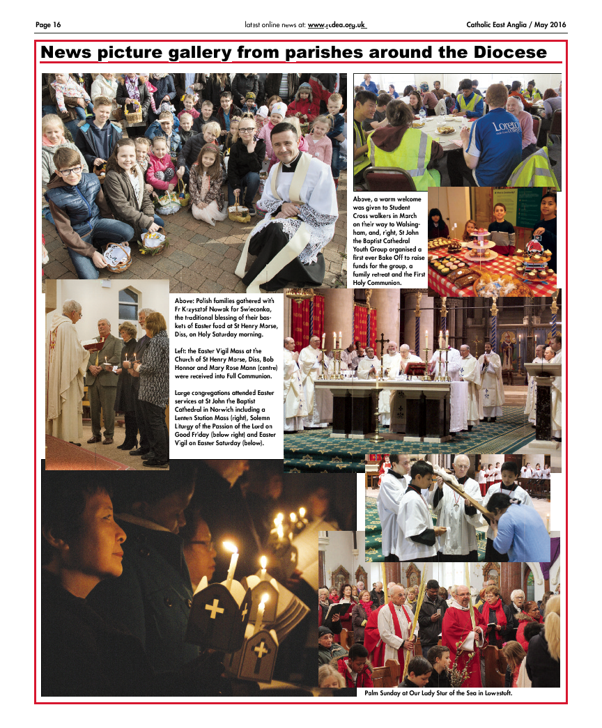 May 2016 edition of the Catholic East Anglia - Page 