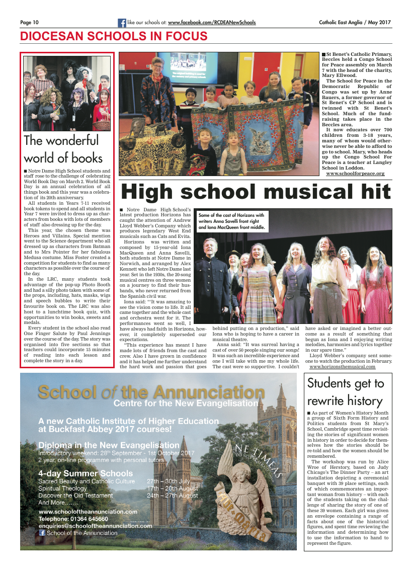 May 2017 edition of the Catholic East Anglia - Page 