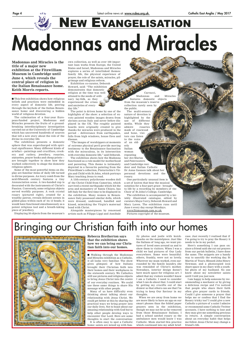 May 2017 edition of the Catholic East Anglia - Page 