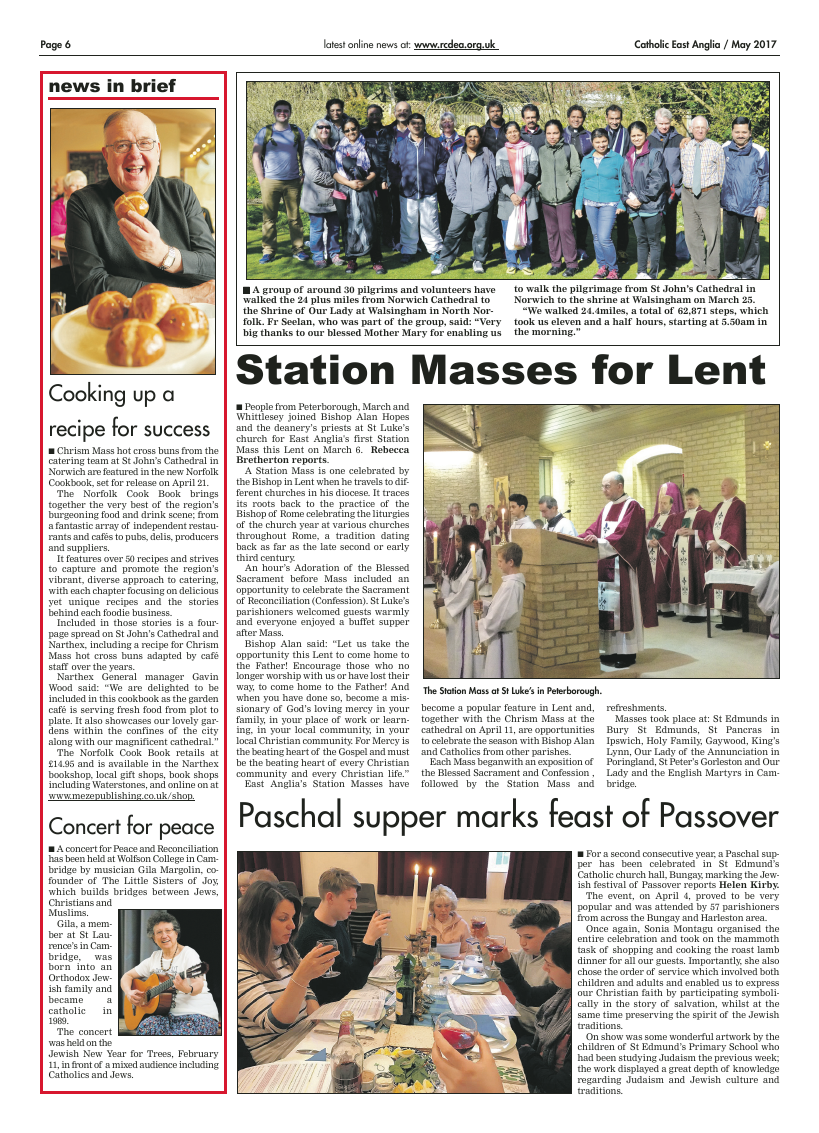 May 2017 edition of the Catholic East Anglia - Page 