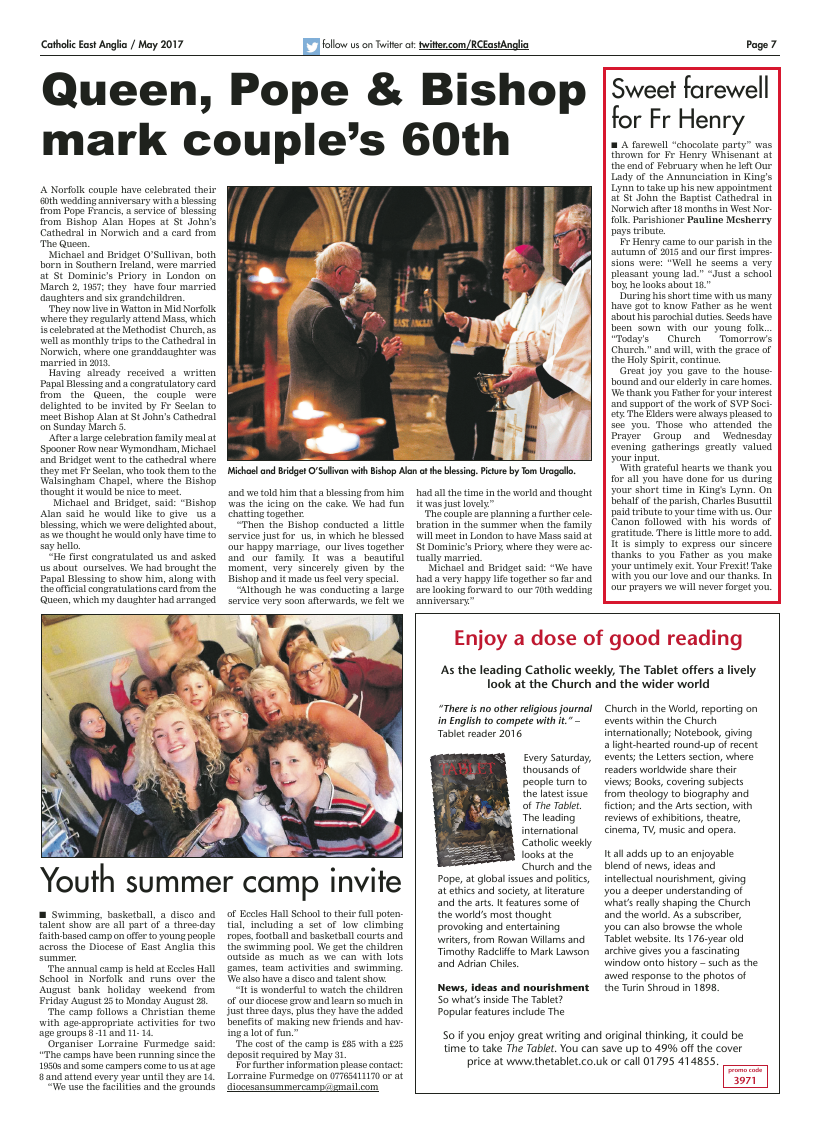 May 2017 edition of the Catholic East Anglia - Page 